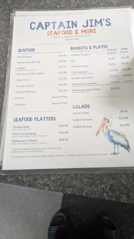 Captain Jim's Restaurant And Seafood Cheeseburger